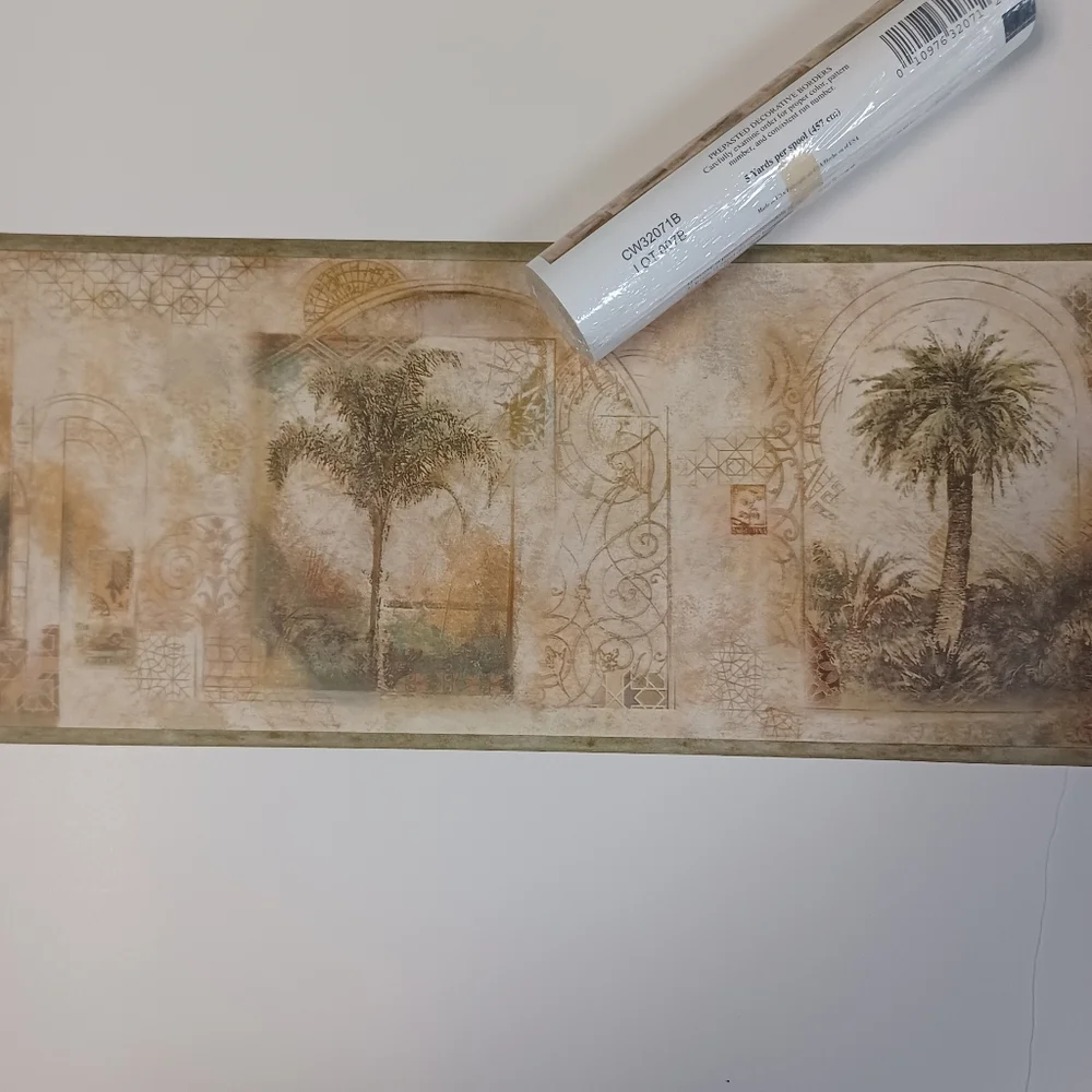 Wallpaper Border Palm Trees